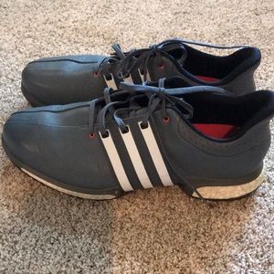 Men’s 10 1/2 Aidas tour 360 boost golf spikes